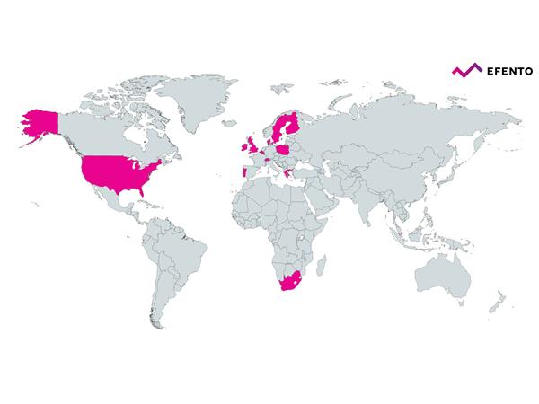 Do końca 2018 r. nasze rejestratory NBIoT zostały przetestowane w 11-stu krajach: w Polsce, Belgii, Portugalii, RPA, USA, Szwecji, Danii, Finlandii, Irlandii, Grecji i Szwajcarii