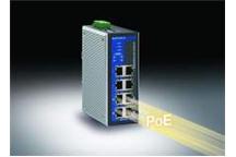 Przemysłowy switch MOXA z technologią Power over Ethernet