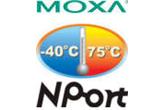 Pełna linia serwerów portów szeregowych Moxa w temp. pracy -40 do 75°C