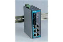 EDS-308-SS-SC-T - przemysłowy 8 portowy switch do sieci Ethernet 10/100BaseT(X) oraz 100BaseFX, z temperaturą pracy -40...75°C