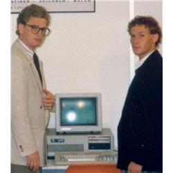 Thomas i Alexander Punzenberger na początku działalności firmy COPA-DA