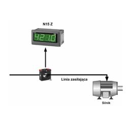 Przykład pomiaru prądu silnika z zastosowaniem przekładnika prądowego