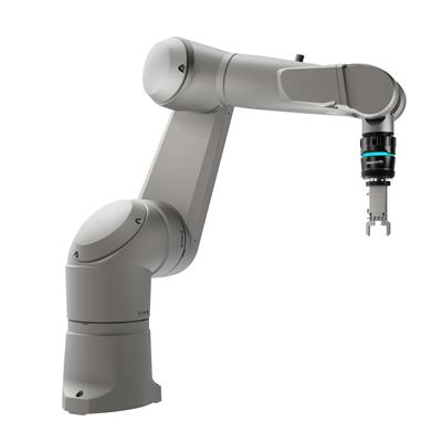 Szybki montaż: moduł Smart Flex Effector wystarczy przykręcić do ramienia robota i chwytaka.