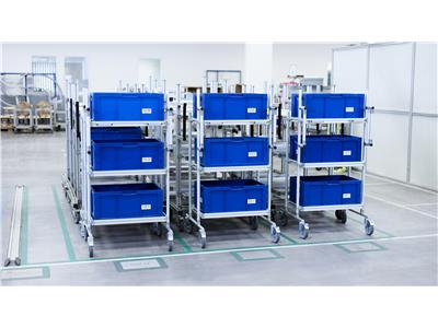 System konstrukcji rurkowych EcoShape sprawdza się wszędzie tam, gdzie ma miejsce przepływ materiałów i ich montaż. (Źródło obrazu: Bosch Rexroth AG)