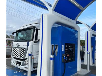 Wraz z partnerami z branży wodorowej firma Bosch Rexroth opracowała skalowalną ofertę napędów serwohydraulicznych do sprężarek o mocy od 10 do 280 kW. (Źródło ilustracji: Bosch Rexroth AG).