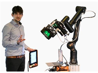 Profile aluminiowe firmy Bosch Rexroth, lekki robot kolaborujący Kassow Robots, części łączące z PTS Group, system kontroli TENTA VISION sprawdza się w zastosowaniach. (Zdjęcie: TENTA VIISION)