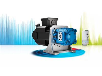 Napędy pomp o zmiennej prędkości obrotowej Sytronix firmy Bosch Rexroth zostały zaprojektowane z myślą o zmniejszeniu zużycia energii elektrycznej nawet o 80%.  (Źródło ilustracji: Bosch Rexroth AG) 