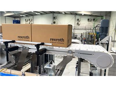 System transportowy VarioFlow 320 z łańcuchem gładkim (Źródło obrazu: Bosch Rexroth)