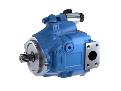 Średniociśnieniowa pompa tłokowa osiowa A10VO serii 60, która zwiększa produktywność maszyn mobilnych przy mniejszym zużyciu energii. (Źródło obrazu: Bosch Rexroth AG)