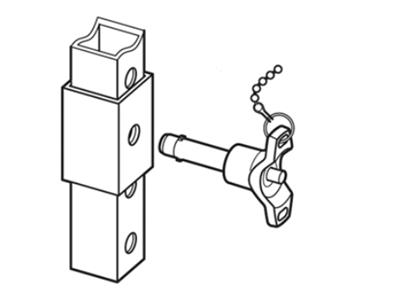Rys. 2. Zastosowanie trzpienia montażowego do blokowania jednego profilu względem drugiego poprzez wspólny otwór przelotowy.png