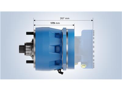 Wysoka gęstość mocy: Nowy silnik promieniowy Rexroth MPR Performance jest około 30% krótszy niż Rexroth MCR3 i osiąga wyższą ogólną sprawność. (Źródło obrazu: Bosch Rexroth AG) Wysoka gęstość mocy: Nowy silnik promieniowy Rexroth MPR Performance jest około 30% krótszy niż Rexroth MCR3 i osiąga wyższą ogólną sprawność. (Źródło obrazu: Bosch Rexroth AG)