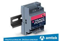 Zasilacz TRACO POWER, model TBLC 50-124; moc 25W, napięcie wyjściowe 24VDC