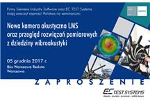 Nowa kamera akustyczna LMS oraz przegląd rozwiązań pomiarowych z dziedziny wibroakustyki