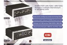 Przemysłowe komputery ARK-1124U i ARK-1124C dostępne w sklepie internetowym CSI