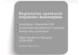 Regionalne spotkanie Inżynierów i Automatyków w Rzeszowie