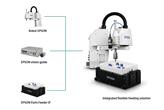 Rozwiązania dla robotów EPSON: Jak elastycznie pozycjonować małe detale, by szybko przezbrajać stano