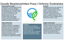 Zasady bezpieczeństwa pracy i ochrony środowiska