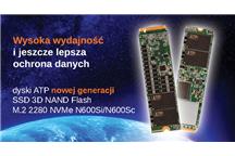 Wydajne dyski SSD 3D NAND Flash nowej generacji M.2 2280 NVMe N600Si/N600Sc.