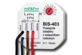 Przekaźnik bistabilny BIS-403 z wyłącznikiem czasowym (do puszki Ø 60 mm) Przekaźnik bistabilny BIS-403 z wyłącznikiem czasowym (do puszki Ø 60 mm)