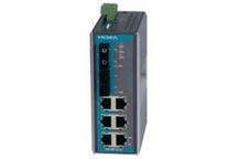 8 portowy wytrzymały Ethernet switch z portami do skrętki i światłowodu