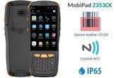 Wodoodporny Przemysłowy Kolektor Danych MobiPad Z353CK NFC RFID 2D