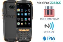 Wodoodporny Przemysłowy Kolektor Danych MobiPad Z353CK NFC RFID 2D