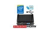 Wzmocniony budżetowy Komputer Przemysłowy Fanless MiniPC yBOX-X30(1LAN)-N2840 Barebone