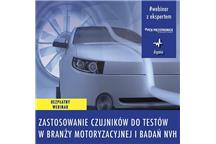 ZASTOSOWANIE CZUJNIKÓW DO TESTÓW W BRANŻY MOTORYZACYJNEJ I BADAŃ NVH