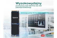 Wysokowydajny przemysłowy dysk SSD PCIe Gen4 x4 firmy Apacer pokonuje konkurencję