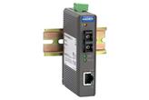 Przemysłowy media konwerter Ethernet – światłowód, na szynę DIN – MOXA IMC-21-S-SC