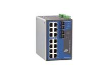 MOXA EDS-516A-MM-SC - zarządzalny redundantny switch przemysłowy (14xTX, 2x FX)
