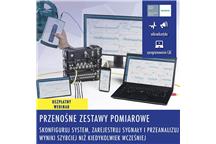 PRZENOŚNE ZESTAWY POMIAROWE – SKONFIGURUJ SYSTEM, ZAREJESTRUJ SYGNAŁY I PRZEANALIZUJ WYNIKI SZYBCIEJ