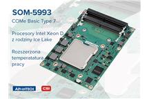 SOM-5993 - wydajny moduł COM Express® Basic Type 7 z Ice Lake