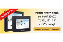Promocja -30% na panele HMI Weintek serii cMT2000X 7″, 10″, 12″ i 15″ calowe
