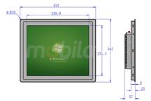 BiBOX-170PC1 - Pancerny panel PC 