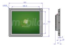 BiBOX-170PC1 - Pancerny panel PC 