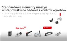 Standardowe elementy maszyn w stanowisku do badania i kontroli wyrobów