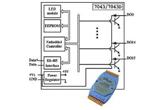 I-7043D (Tranzystorowe rozproszone wyjścia cyfrowe z 7 segmentowym wyświetlaczem LED)