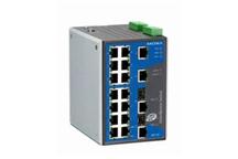 MOXA EDS-518A-T – zarządzalny switch przemysłowy (16x100Mb/x, 2x1Gb/s (SFP/RJ45), -40…+75&#176;C)