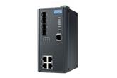 Zarządzalny switch - 4 porty gigabit, 4 porty gigabit SFP z normą kolejową 