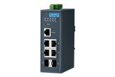 Zarządzalny switch - 4 porty Gigabit Ethernet, 2 porty gigabit SFP
