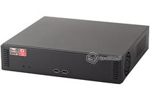 Panel tylny komputera IPC-AMD8000-SSD480 – kompletne złącza I/O: 6× USB 3.2 Gen2, 2× USB 2.0, 2× LAN 1GbE, wejście audio Mic-In, wyjście Line-Out oraz miejsce na kartę rozszerzeń PCIe Gen5 x16.