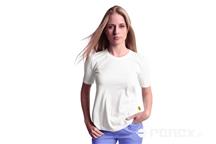 Koszulka ESD 050 – biała, krótki rękaw (rozmiary XS–2XL)