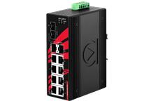 Przemysłowy switch 12-portowy niezarządzalny