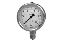 Manometr z rurką Bourdona model 213.53 z płynnym wypełnieniem Manometr z rurką Bourdona model 213.53 z płynnym wypełnieniem