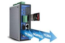 VPort 461 - przemysłowy serwer video z funkcją kompresji H.264, posiadający certyfikaty ATEX Zone2 oraz Class1, Division 2