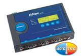 Serwery MOXA NPort 4 x RS 232/422/485 na Ethernet  pracujące w temp. od -40 do 75&#176;C