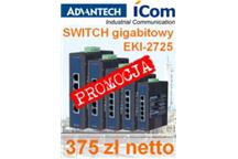 EKI-2725 - Gigabitowy switch firmy Advantech w promocyjnej cenie 375 zł