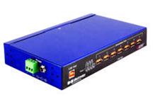 B&B Electronics UHR307 - przemysłowy 7 portowy HUB USB z izolacją