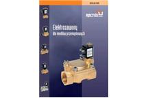 Rectus Polska - nowy katalog Elektrozawory do mediów przemysłowych Rectus Polska - nowy katalog Elektrozawory do mediów przemysłowych